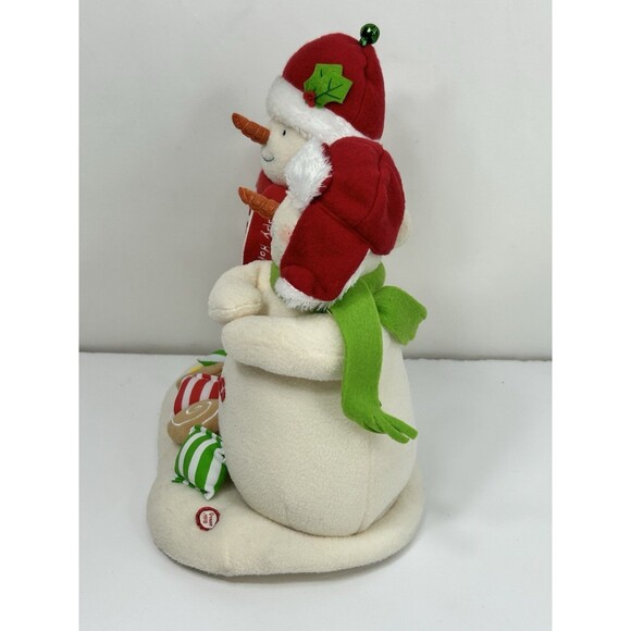 Hallmark Jingle Pals Animated Christmas Seasons Treatings Snowmen Yum Candy Cane - Picture 3 of 7